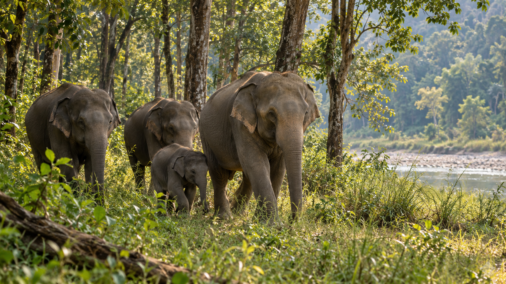 Elephant in forest